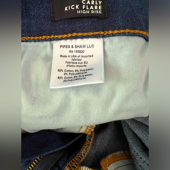 NWOT Veronica Beard Carley Kick Flare Jeans - Picture 4 of 6